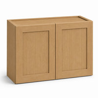 English Toffee Shaker 21″ H Double Doors Bridge Cabinet