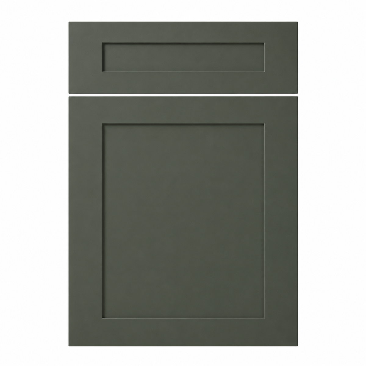 Forest Green Shaker Sample Door