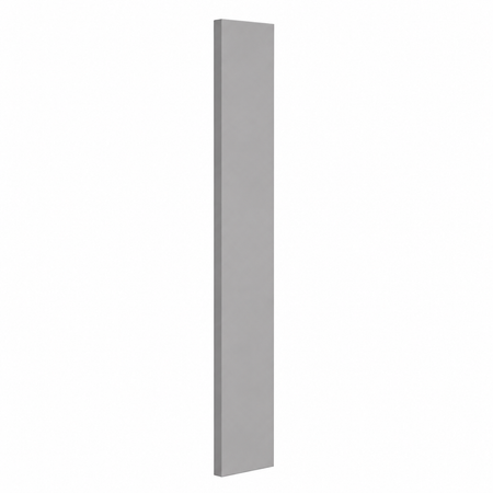 A tall, narrow rectangular gray panel or door shown upright against a plain white background | USA Cabinets Outlet 