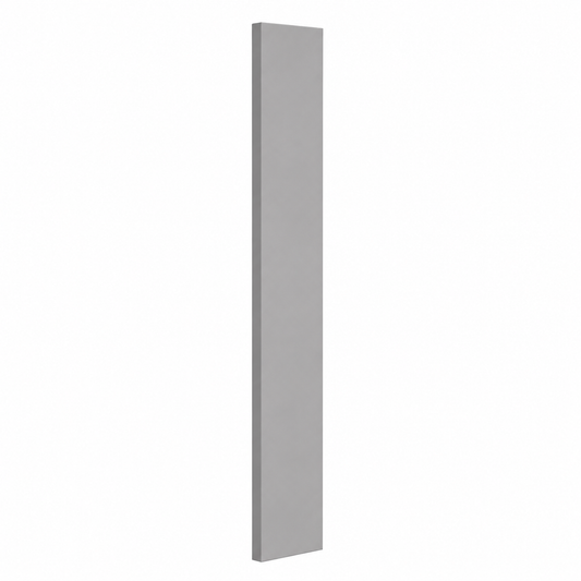 A tall, narrow rectangular gray panel or door shown upright against a plain white background | USA Cabinets Outlet 
