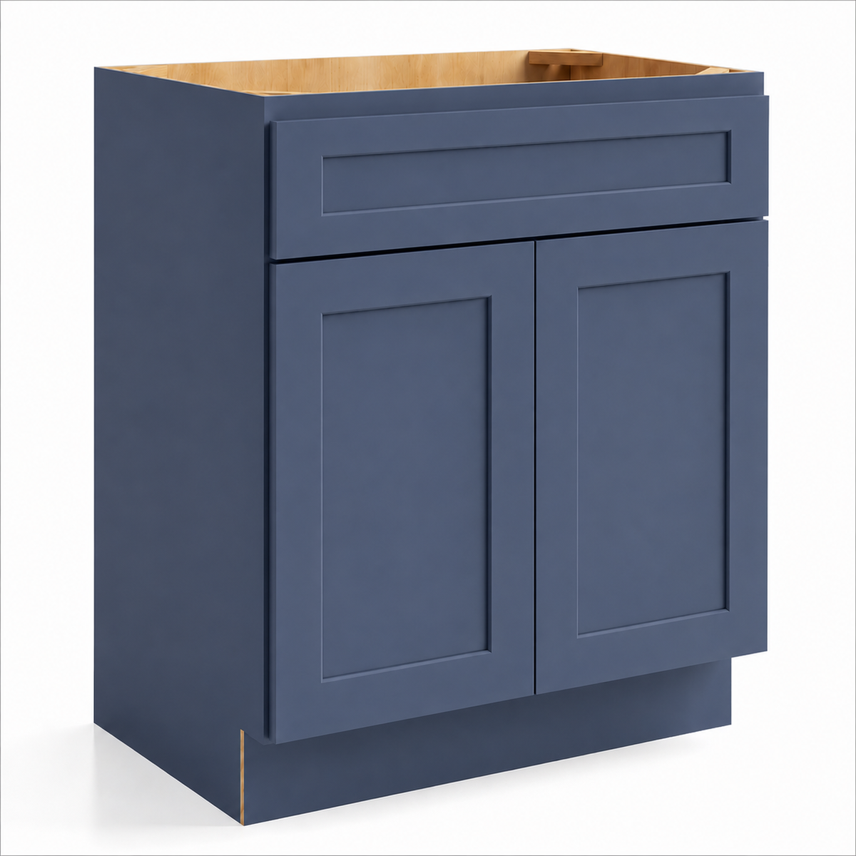 Navy Blue Shaker Vanity Sink Base Cabinet