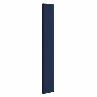 A long, narrow rectangular panel in a dark navy blue color, shown vertically against a plain white background | USA Cabinets Outlet |