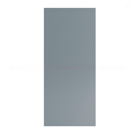A vertical rectangular gray panel or tile centered on a white background at USA Cabinets Outlet