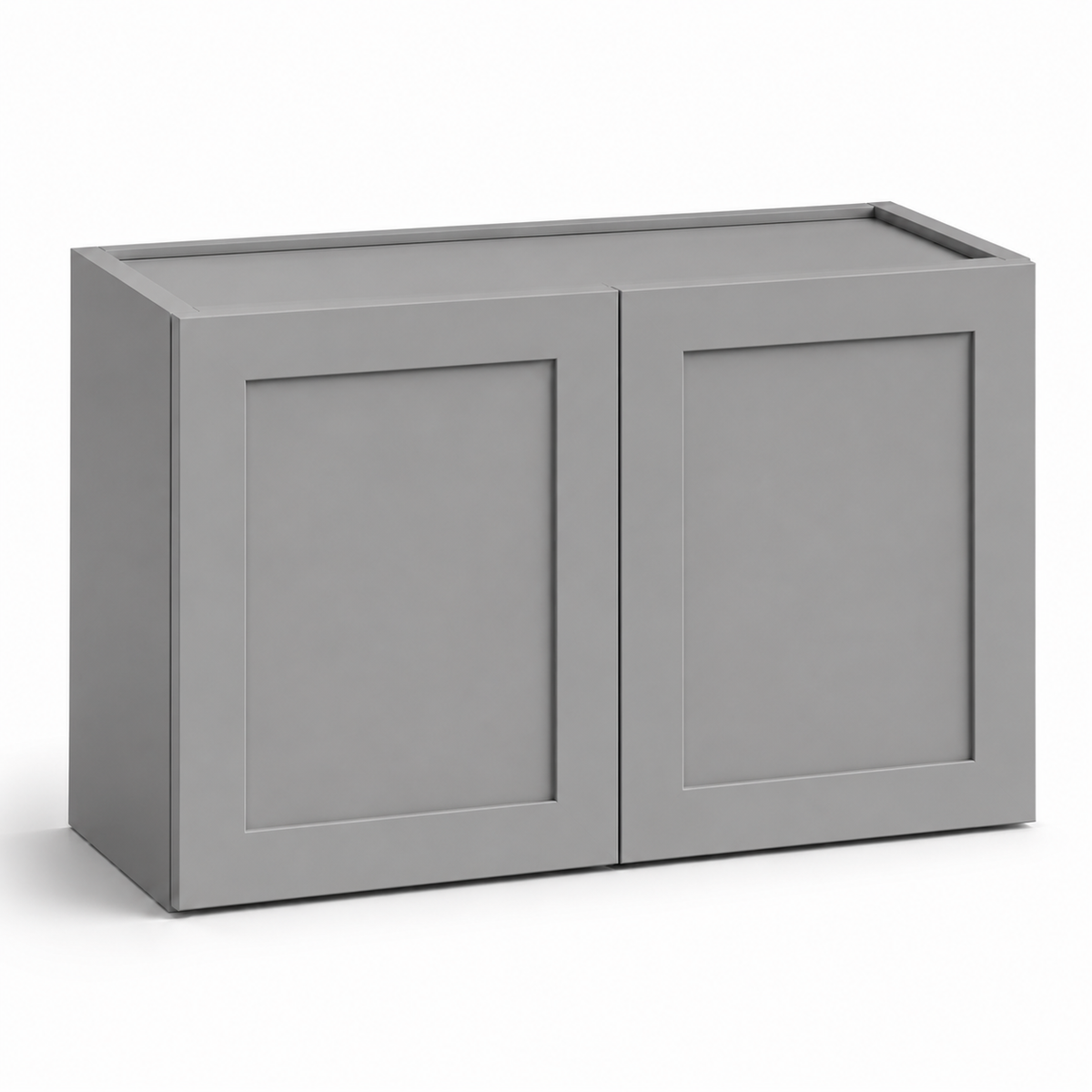 Gray Shaker 21″ H Double Doors Bridge Cabinet