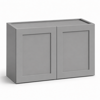 Gray Shaker 21″ H Double Doors Bridge Cabinet