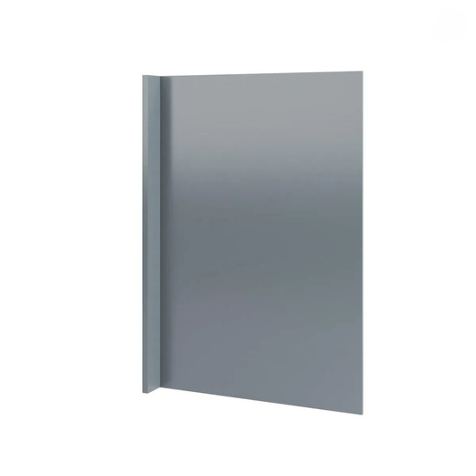 Gray rectangular object on a white background at USA Cabinets Outlet