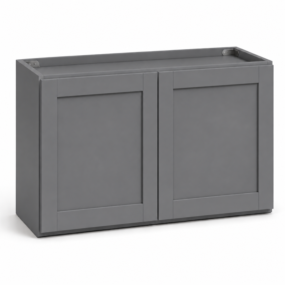 Gray Shaker Refrigerator Wall Cabinet – 36