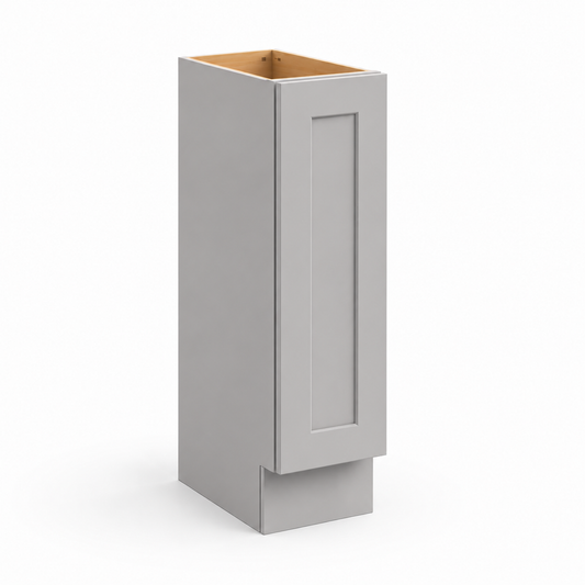Shaker Gray 9"W Tray Base Cabinet