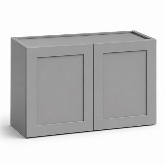 Gray Shaker 21″ H Double Doors Bridge Cabinet
