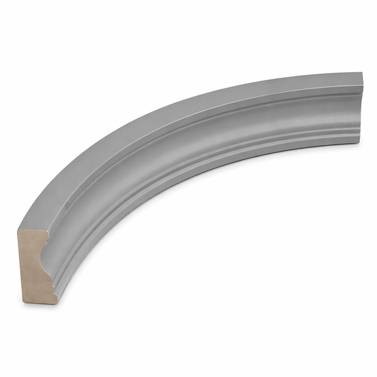Gray Crown Moulding Curve