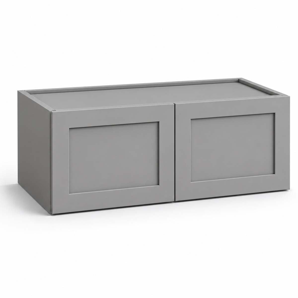 Gray Shaker 15″ H Double Doors Wall Cabinet