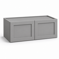 Gray Shaker 15″ H Double Doors Wall Cabinet