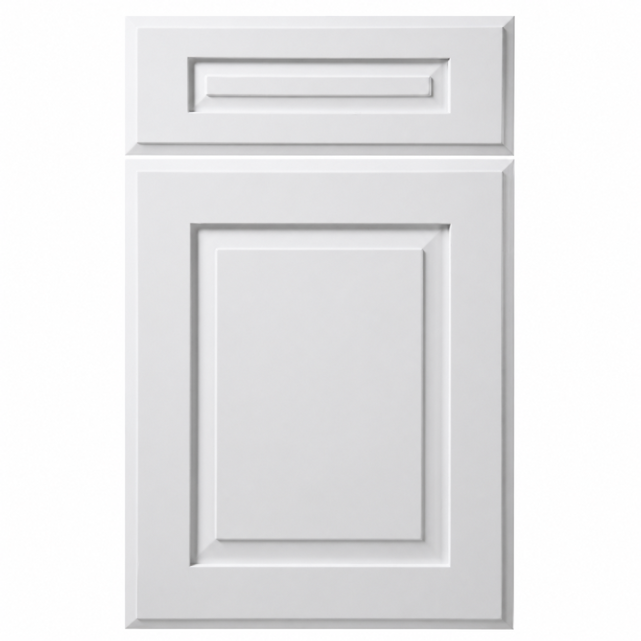 Double Shaker Hillcrest White Sample Door