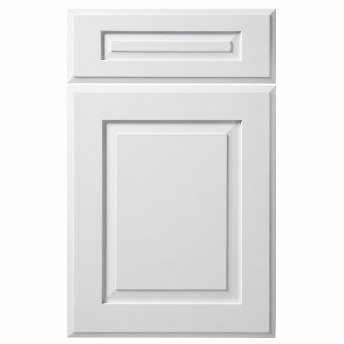 Double Shaker Hillcrest White Sample Door