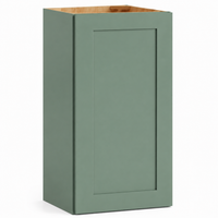 Jade Green Shaker 36″ H Single Door Wall Cabinet