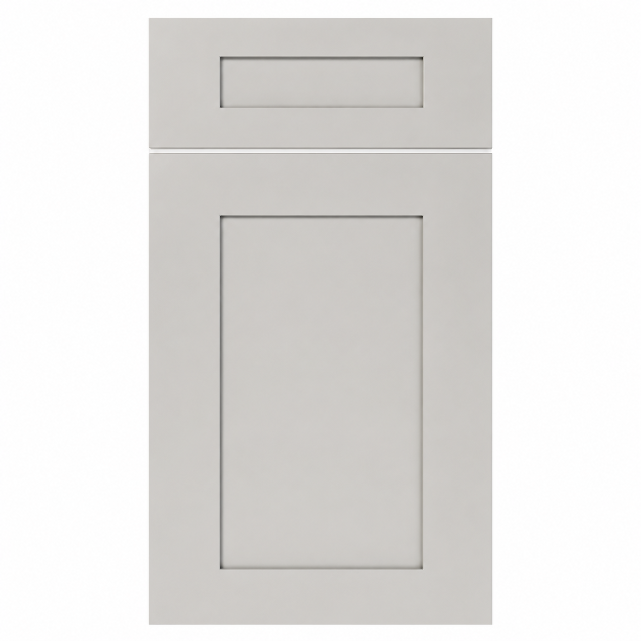 Lunar Gray Shaker Sample Door