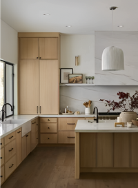 Natural Oak Shaker Blind Corner Base Cabinet (L/R interchangeable)