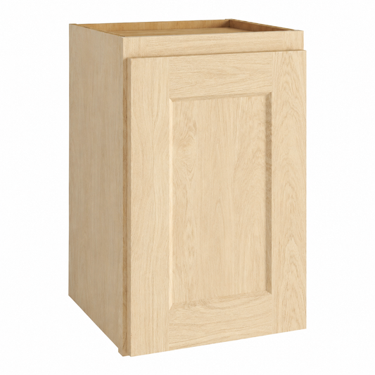 Unfinished Shaker 12″ H Single Door Wall Cabinet