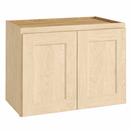 Unfinished Shaker 24″ H Double Doors Wall Cabinet