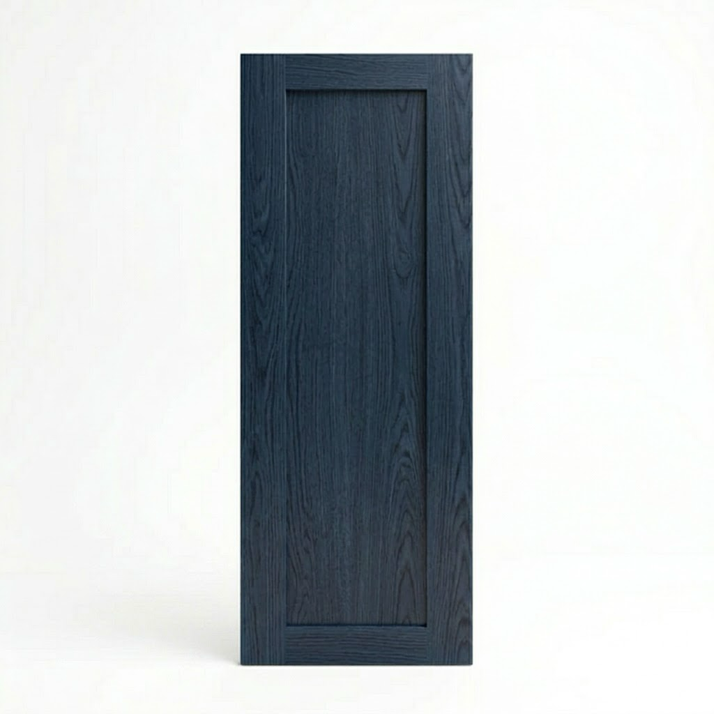 Navy Blue Base Decorative Door Panel