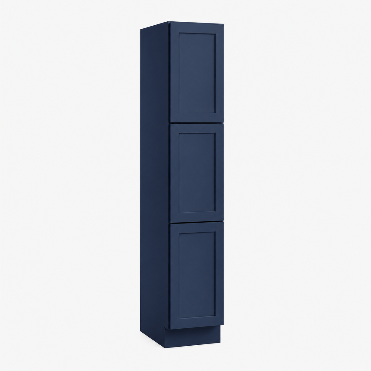 Navy Blue Shaker 18”W Utility Pantry Cabinet with 2 Doors