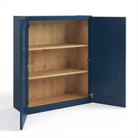 Navy Blue Shaker 30″ H Double Doors Wall Cabinet