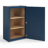 Navy Blue Shaker 30″ H Single Door Wall Cabinet
