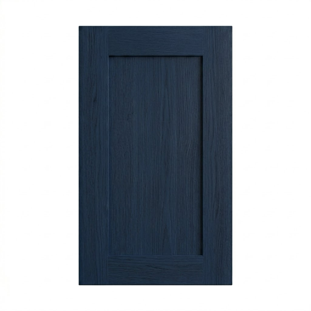 Navy Blue Wall Decorative Door Panel