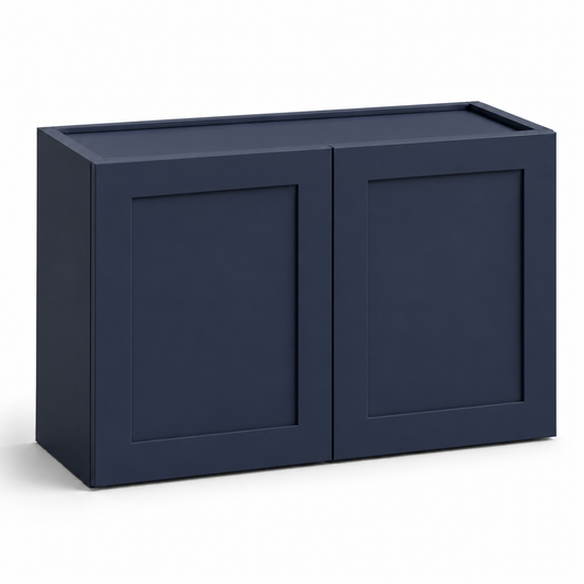 Navy Blue Shaker 21″ H Double Doors Bridge Cabinet