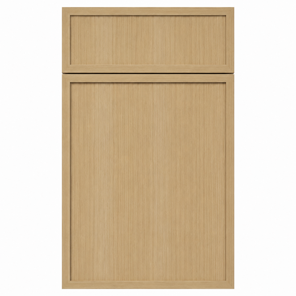 Wooden cabinet door with a textured finish on a white background ( USA Cabinets Outlet )