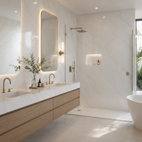 Pure White Quartz Countertop (Calacatta Luxe)