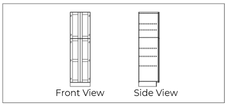 Pantry_Cabinet_Two_Double_Doors_View USACabinetsOutlet