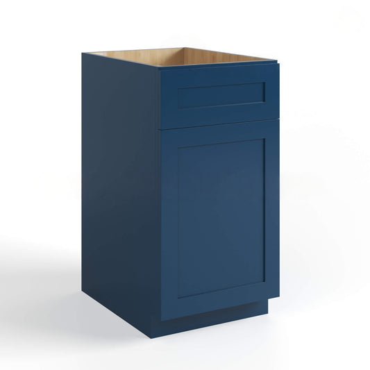 Navy Blue Shaker 18"W x 29-1/2"H Two Drawer Document File Base Cabinets