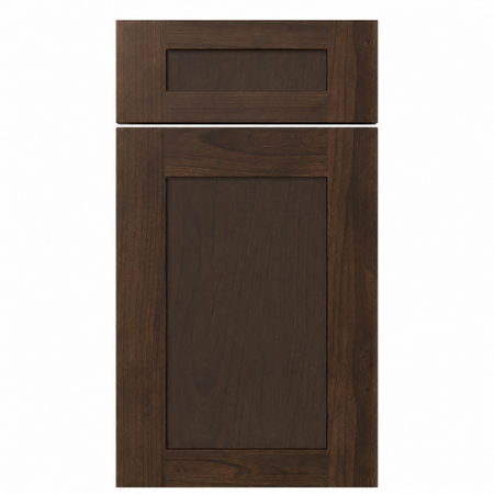 Wooden cabinet door with a rectangular panel on a white background |USA Cabinets Outlet |