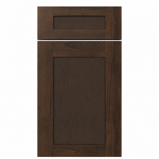 Wooden cabinet door with a rectangular panel on a white background |USA Cabinets Outlet |