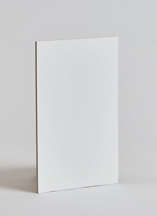 White Finished Plywood Panel 27" H
