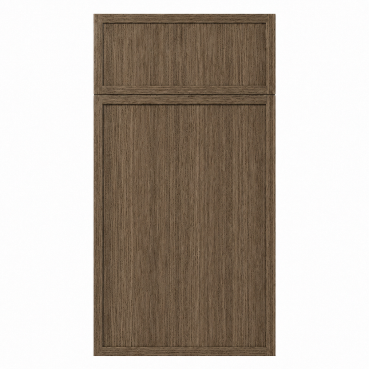 Slim Shaker Amber Oak Sample Door