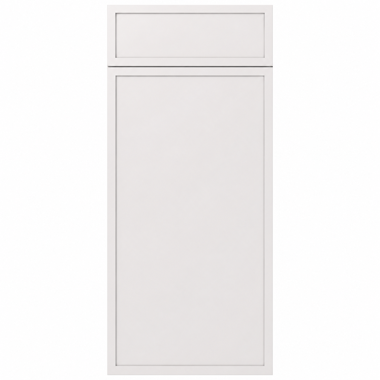 Slim Shaker Dove White Sample Door