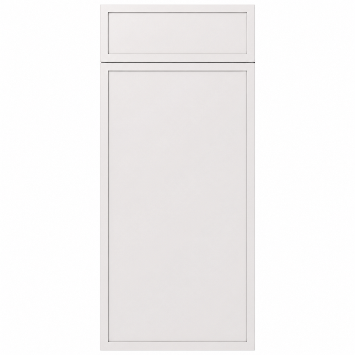 Slim Shaker Dove White Sample Door
