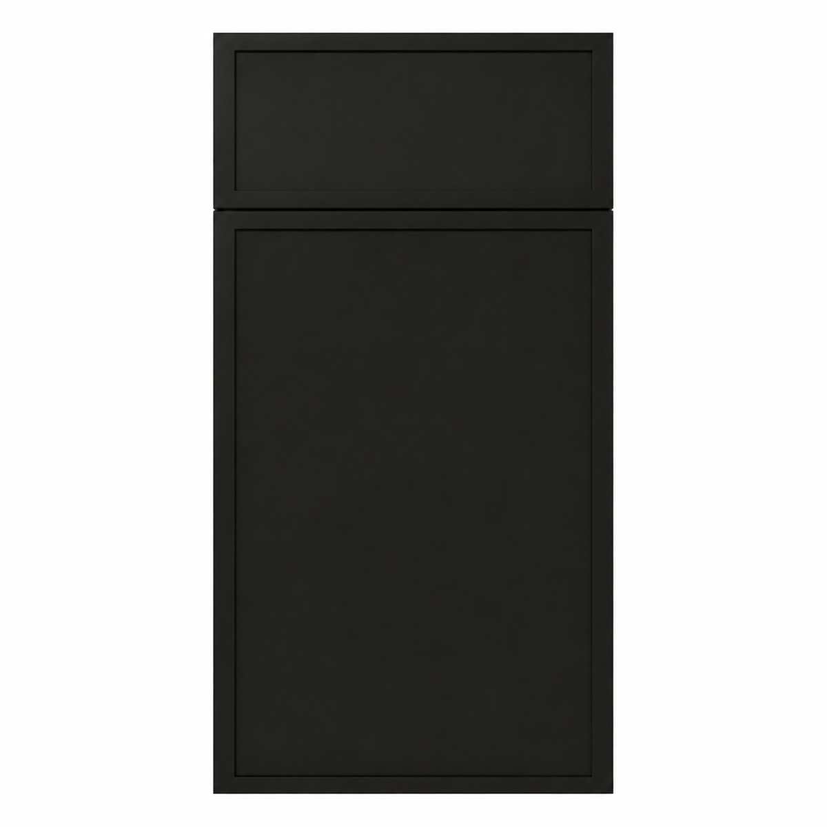 Slim Shaker Iron Black Sample Door