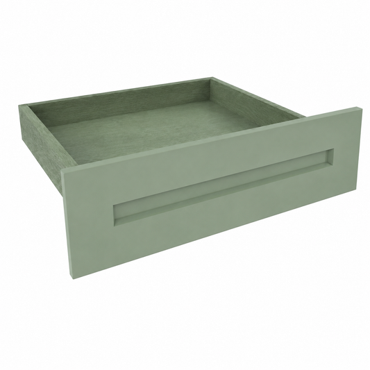 Jade Green Shaker Vanity Knee Drawer