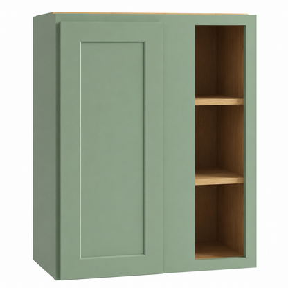 Jade Green Shaker 42″ H Wall Blind Cabinets