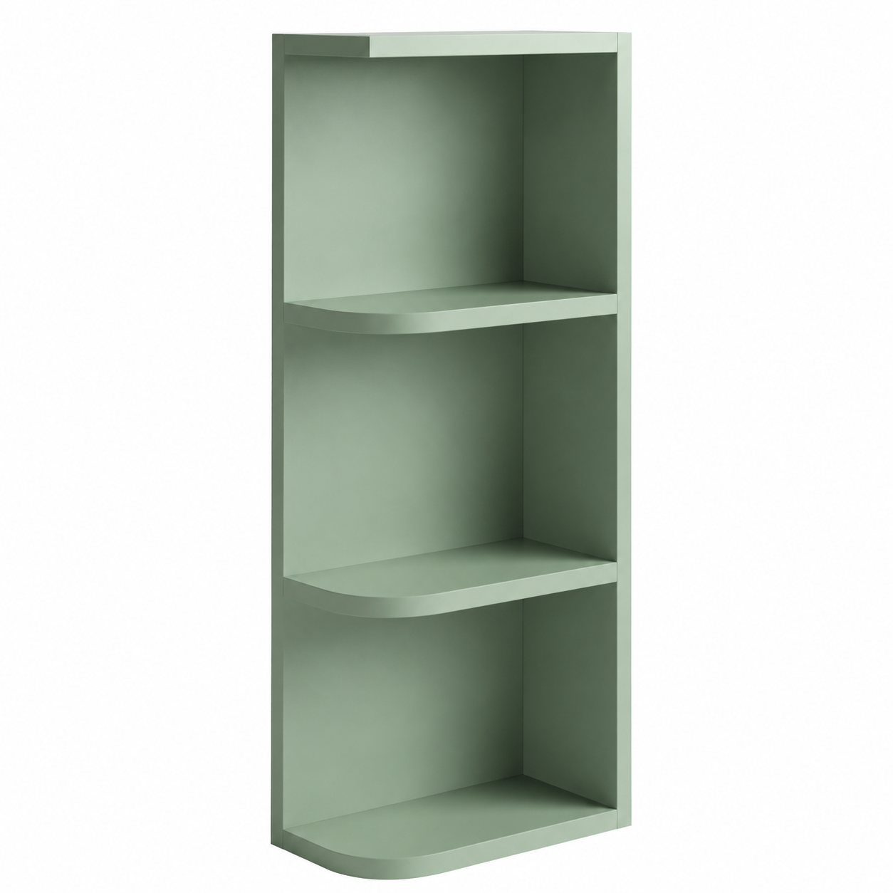 Jage Green Shaker 30"H Wall End Shelf (Reversible)