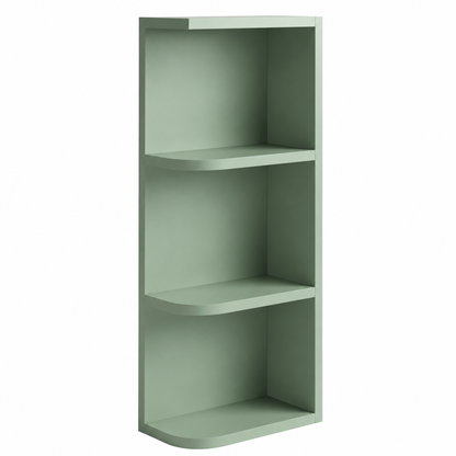 Jage Green Shaker 30"H Wall End Shelf (Reversible)