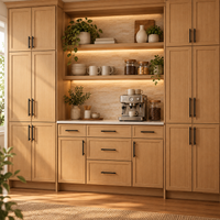 Slim Natural Oak Shaker Sample Door