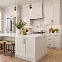 Warm Ivory Inset White Shaker Sample Door
