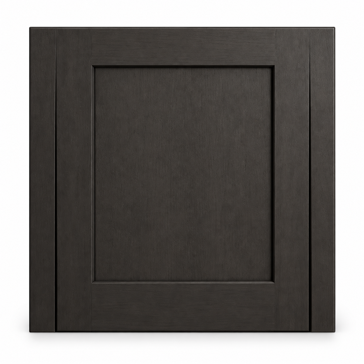 Warm Ivory Inset Gray Shaker Sample Door