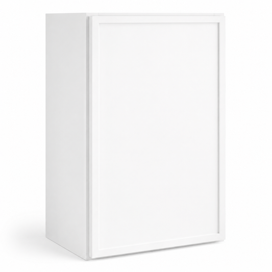 Slim Shaker White 36″ H Single Door Wall Cabinet