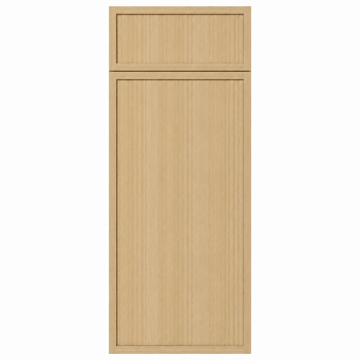 Slim Shaker White Oak Sample Door