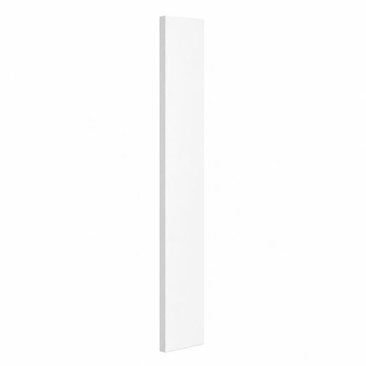 A tall, narrow white rectangular panel or board shown upright against a plain white background | USA Cabinets Outlet |